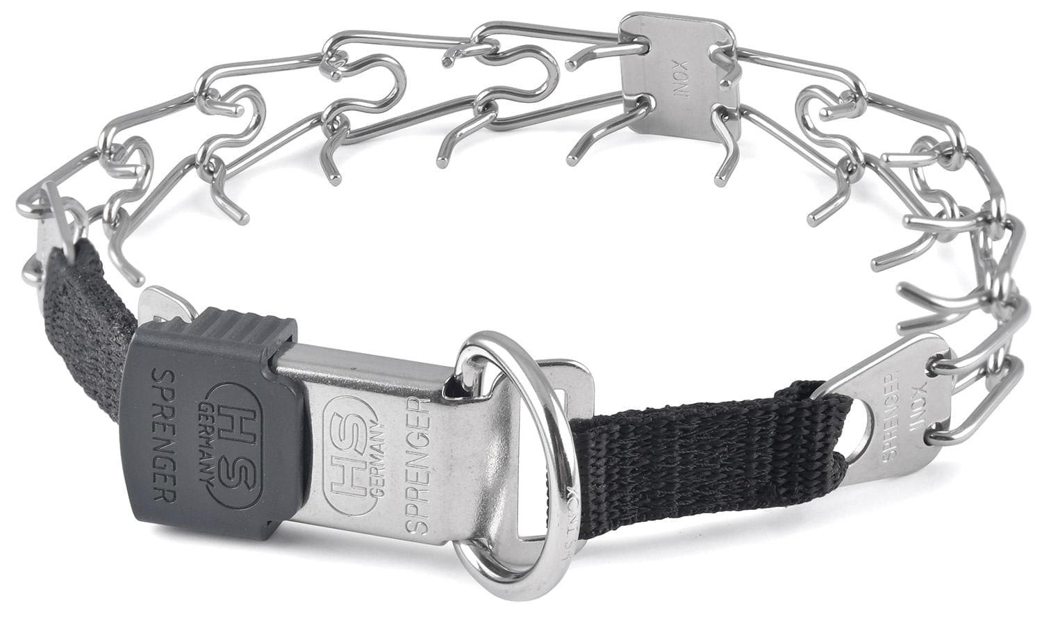 Herm Sprenger Prong Dog Collar with Security Buckle Jeffers
