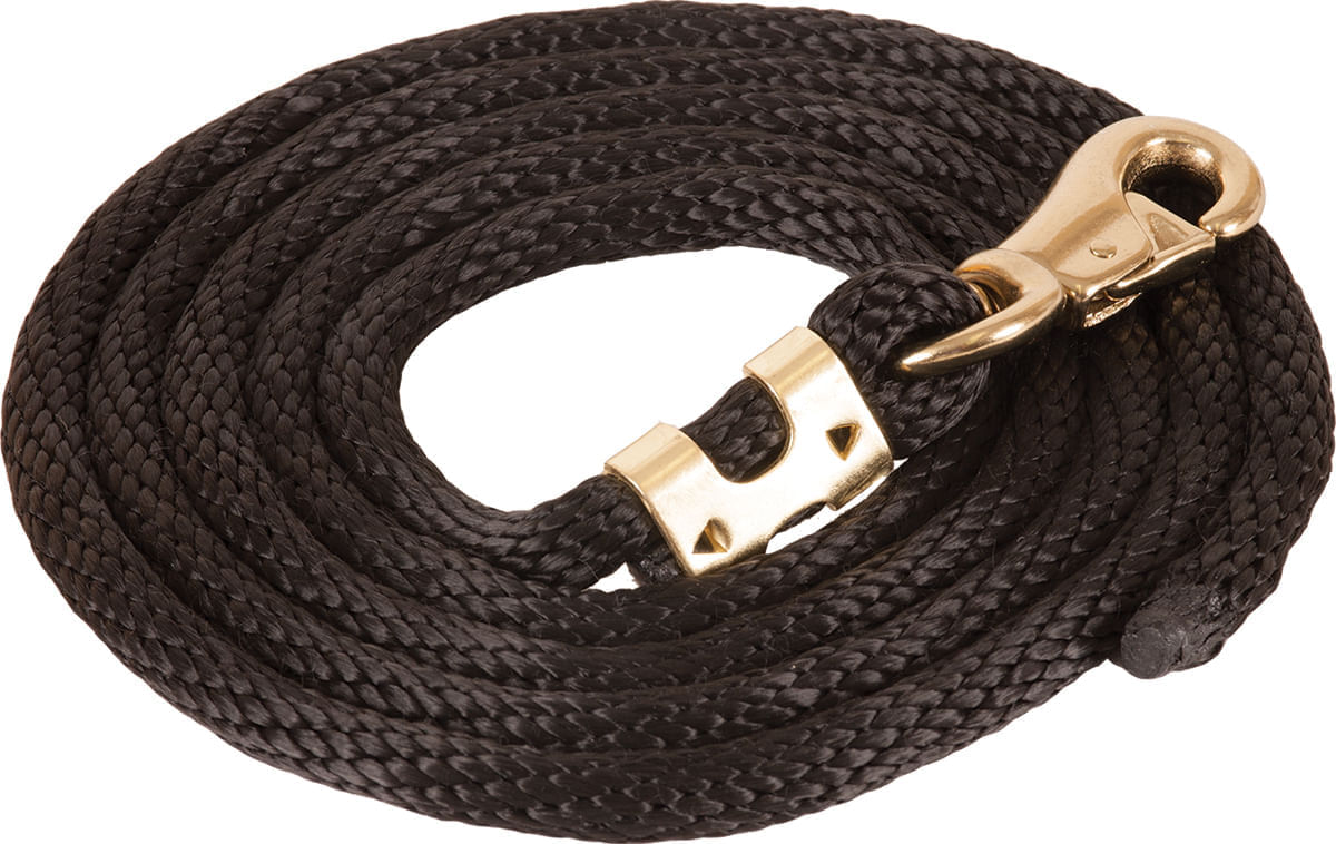 Solid Poly Lead Rope, Bull Snap Jeffers