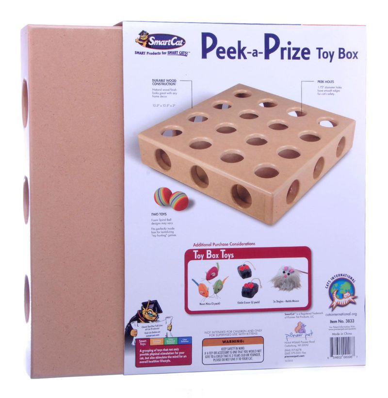 Peek a prize toy box sale