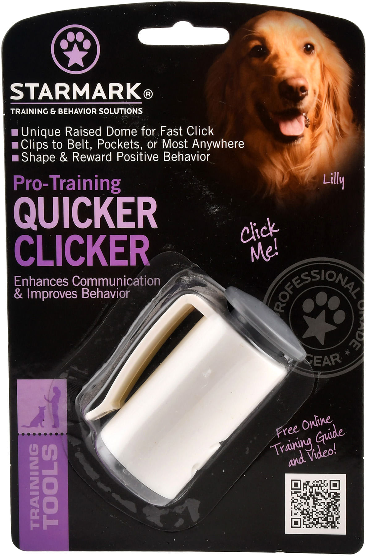 Shape and reward positive behavior Pro Training Quicker Clicker for Dog