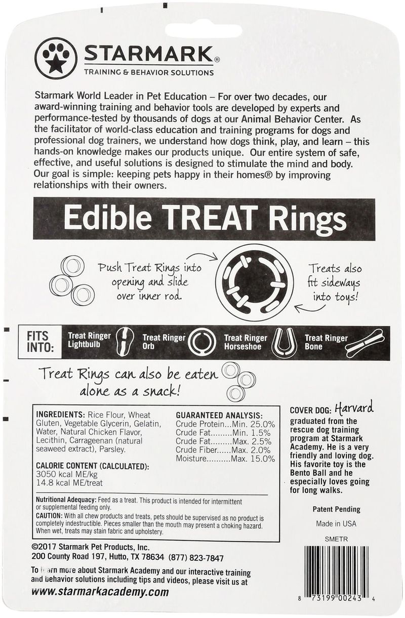 Starmark edible shop rings dog treats