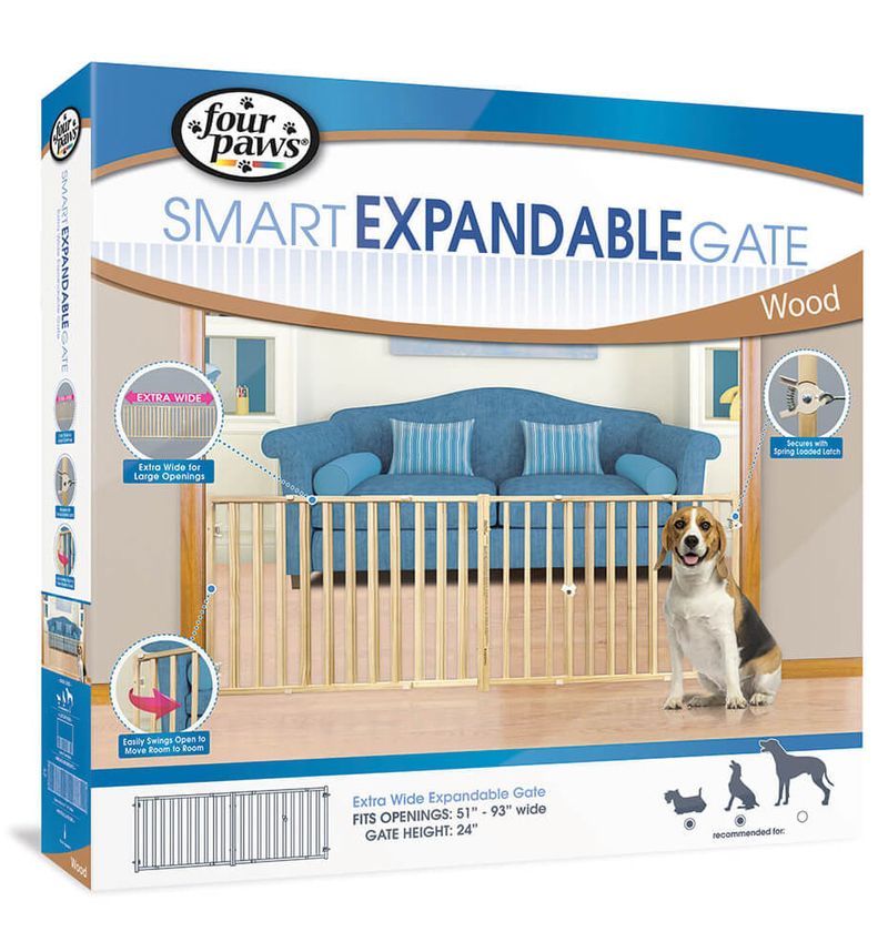 Four paws smart hot sale auto close gate