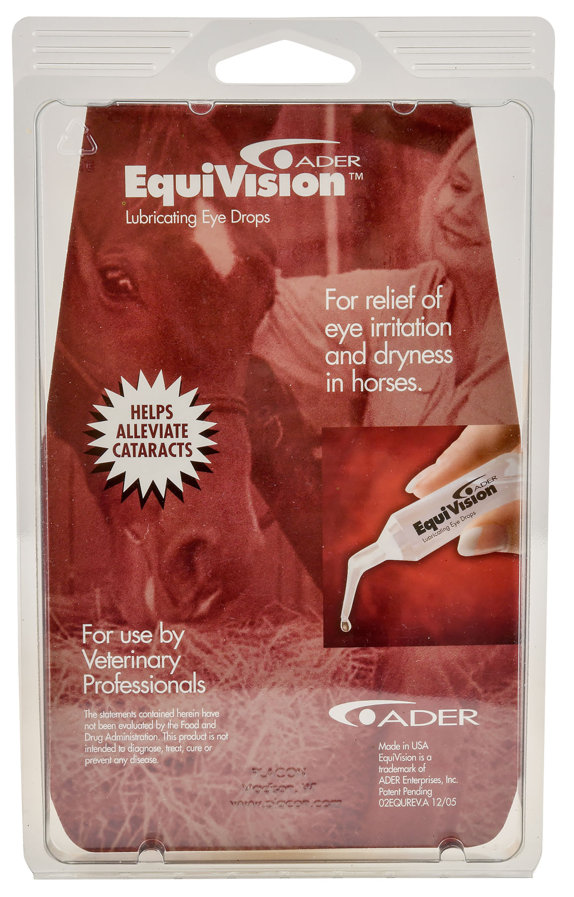 EquiVision Lubricating Eye Drops for Horses, 6pk Jeffers