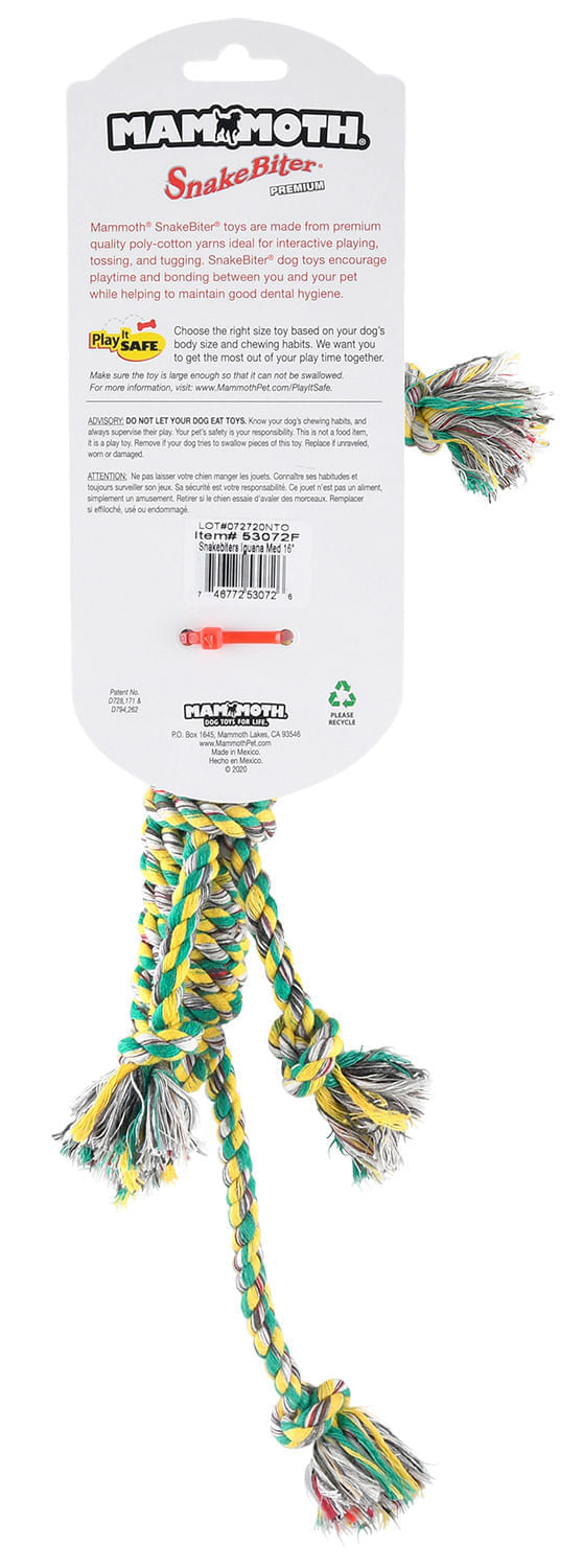 SnakeBiter-Iguana-Premium-Rope-Toy