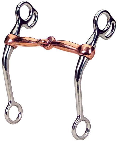 Copper Snaffle Mouth Training Horse Bit Jeffers