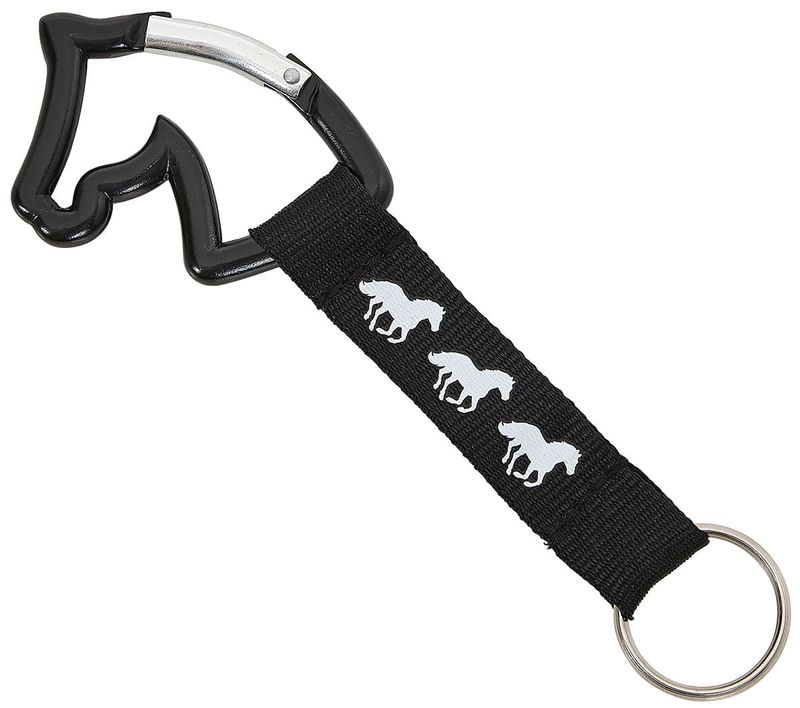 Horse-Head-Carabiner-Keychain