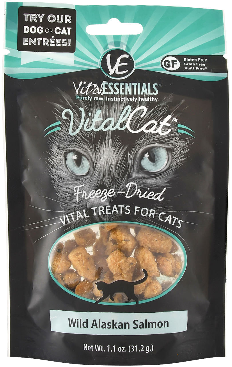 Vital Cat FreezeDried Wild Alaskan Salmon Cat Treats Jeffers