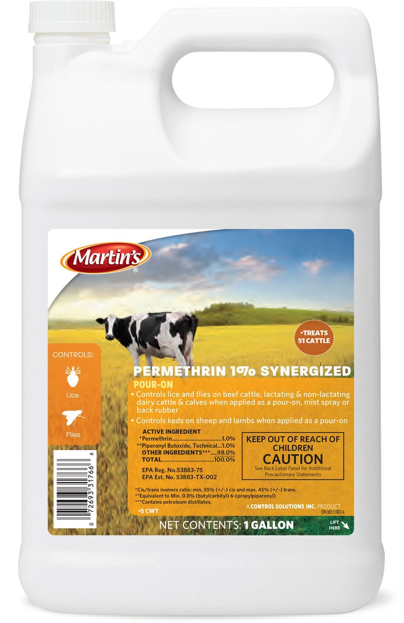 Martin's Permethrin 1 Synergized PourOn Jeffers