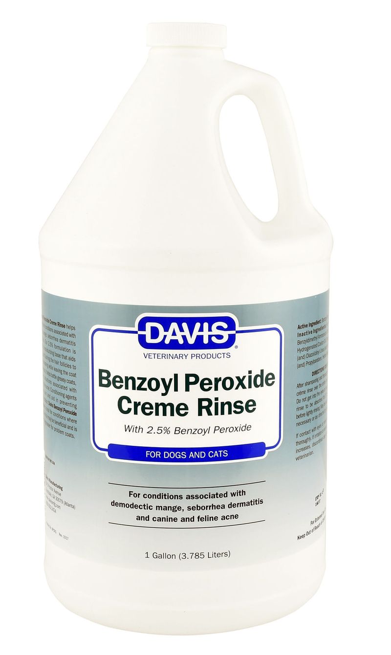 Benzoyl peroxide 2024 wash for cats