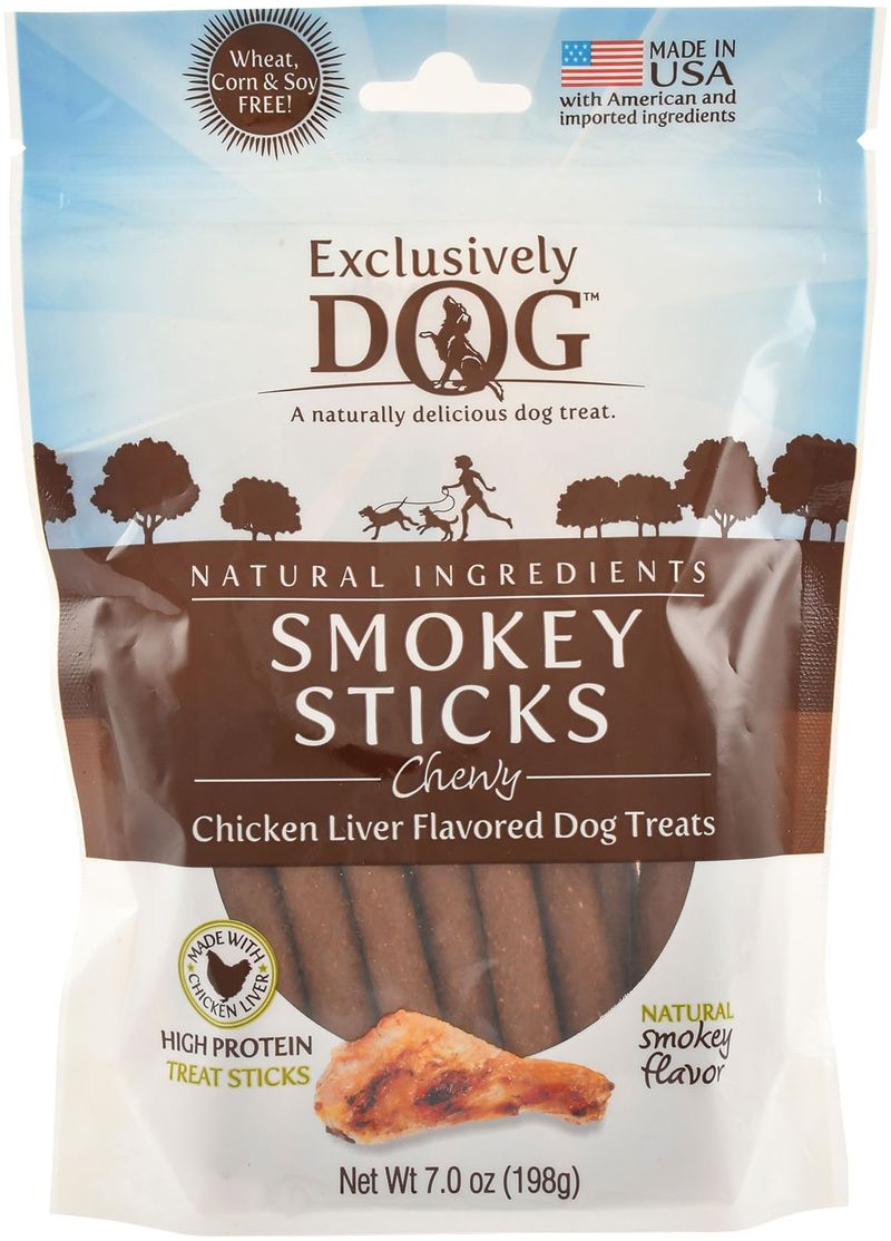 Smokey Sticks Chewy All Natural Dog Treats, Chicken Liver Flavor Jeffers