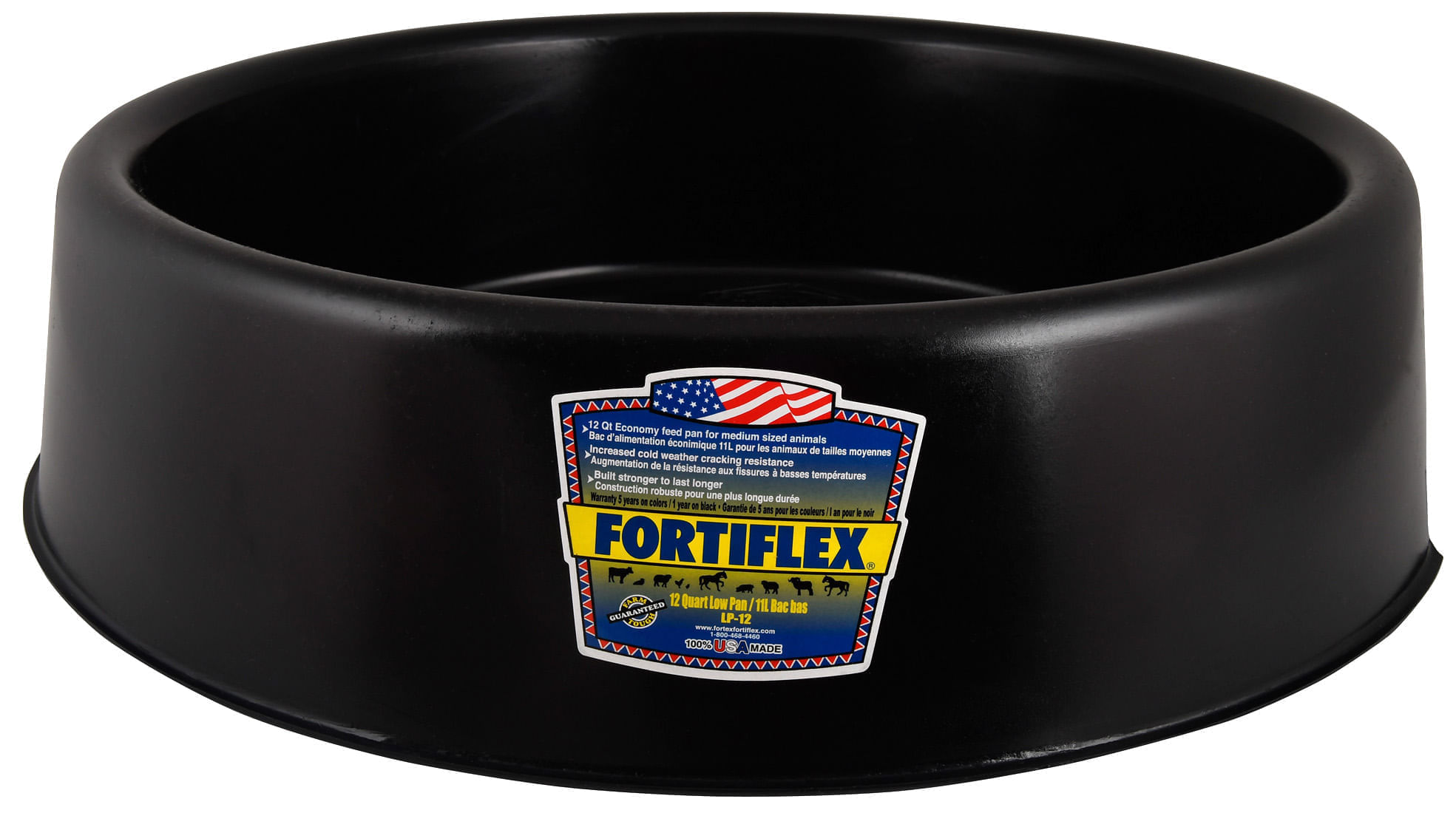 Fortiflex Poly Lo Pan Feeder Or Waterer 3 Gallon Jeffers