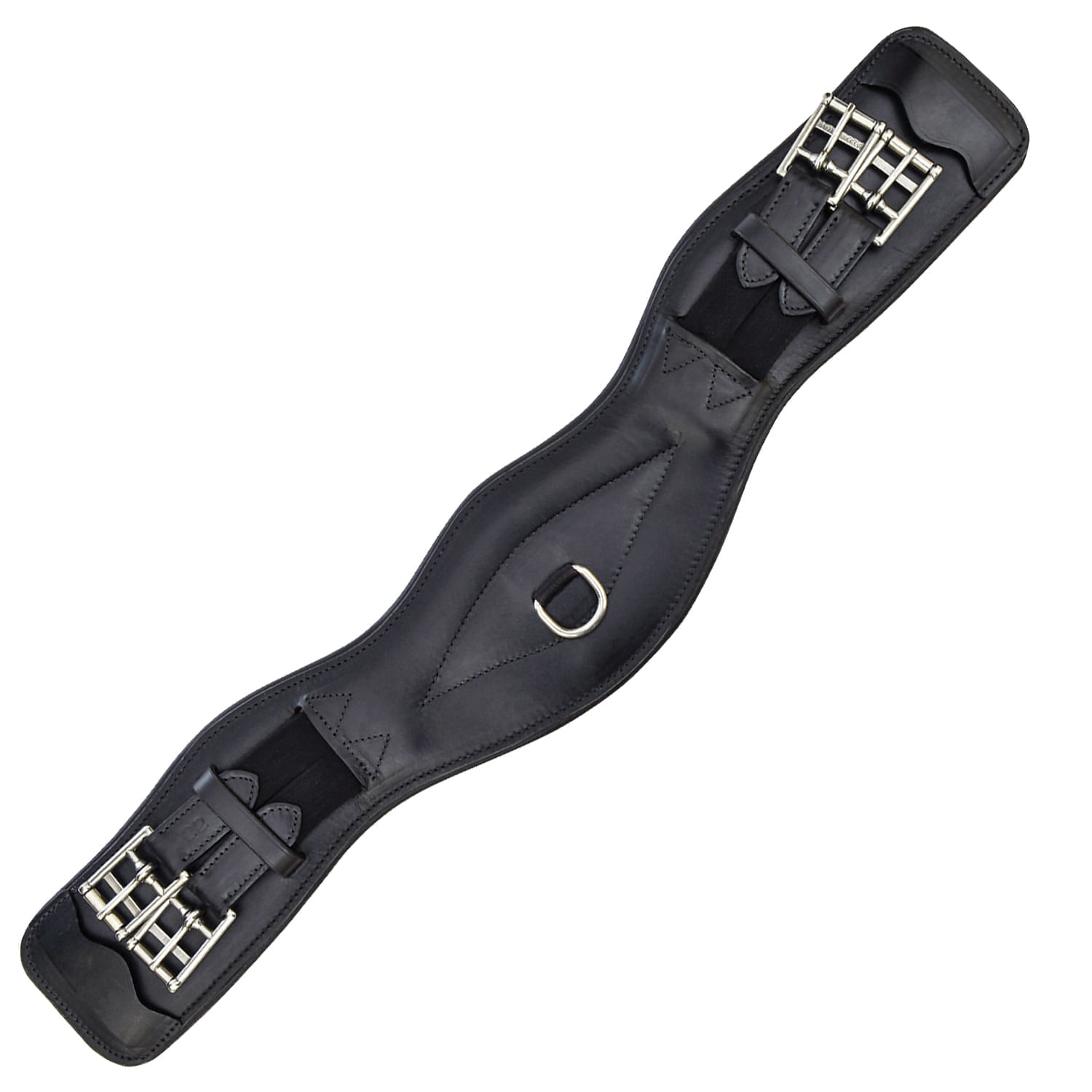 Uniquely English Contoured Dressage Girth for Horses - Jeffers