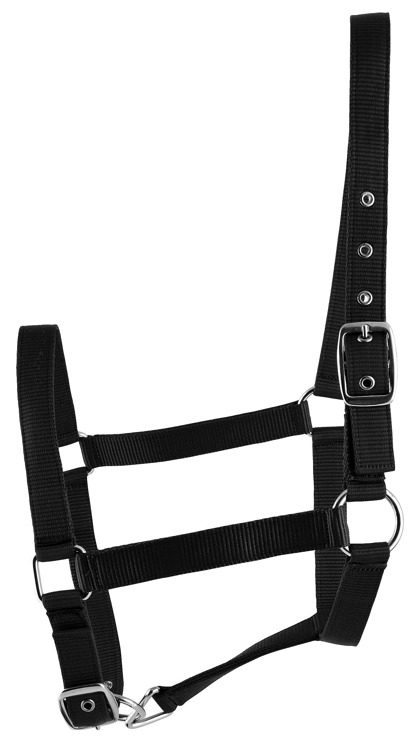 FinnTack American Quality Leather Halter with Adjustable Chin