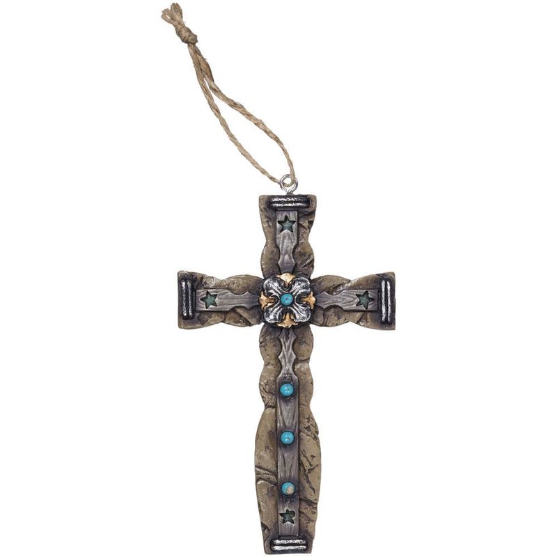 Cross-Concho-w--Turquoise-Ornament