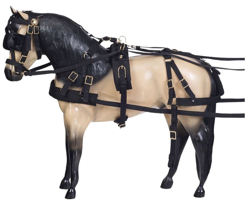 Deluxe Nylon Miniature Horse Harness for Driving Jeffers