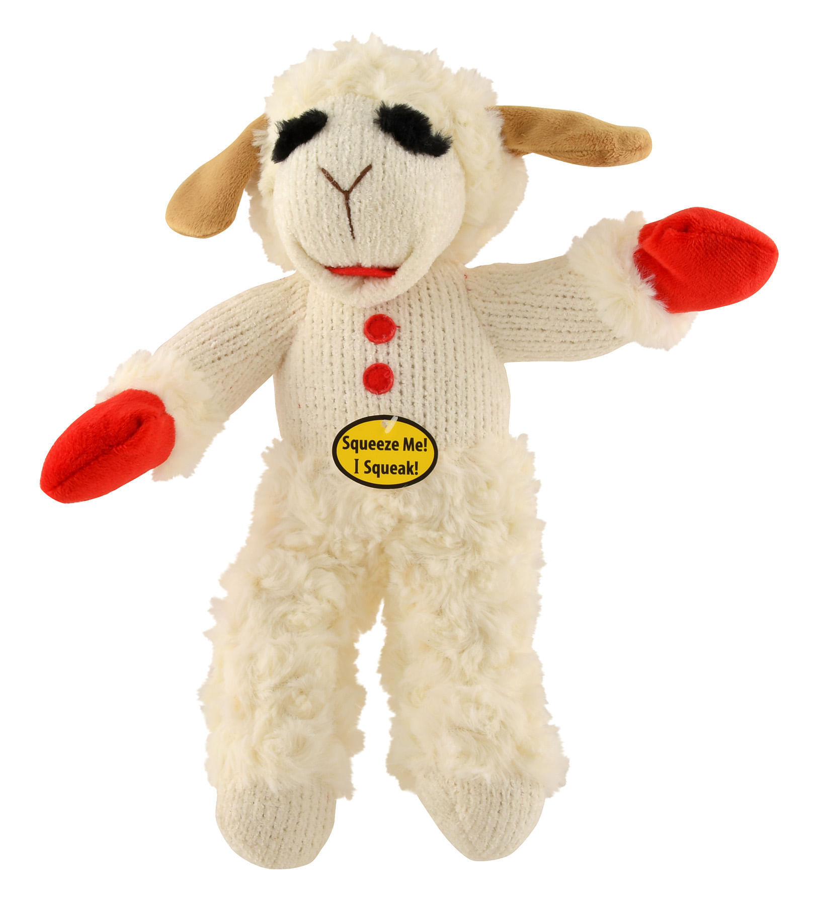 christmas lamb chop dog toy