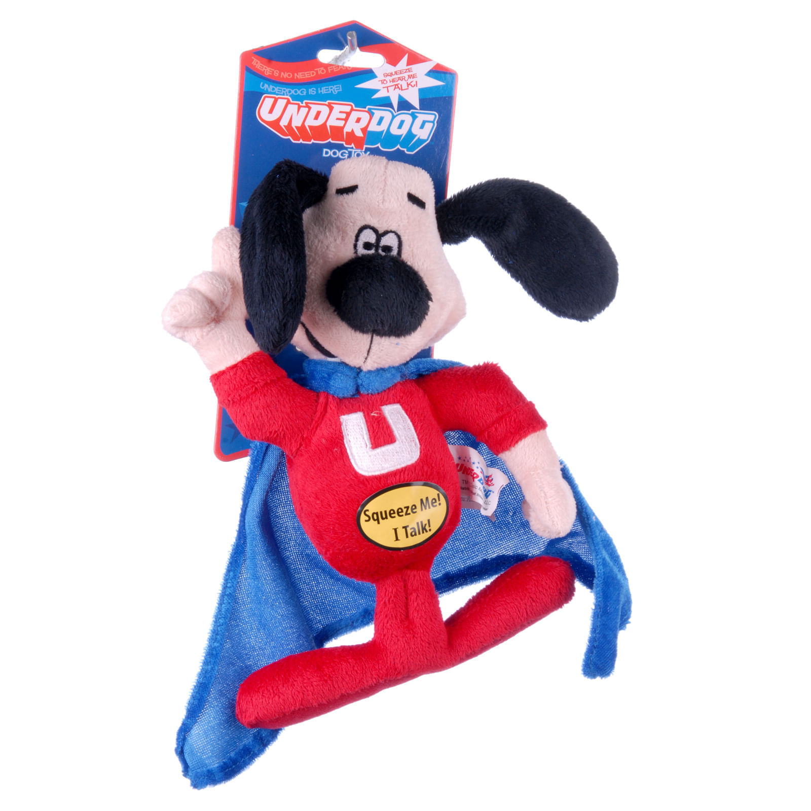 Underdog for Dog Toy - plush cartoon character fun dog toys