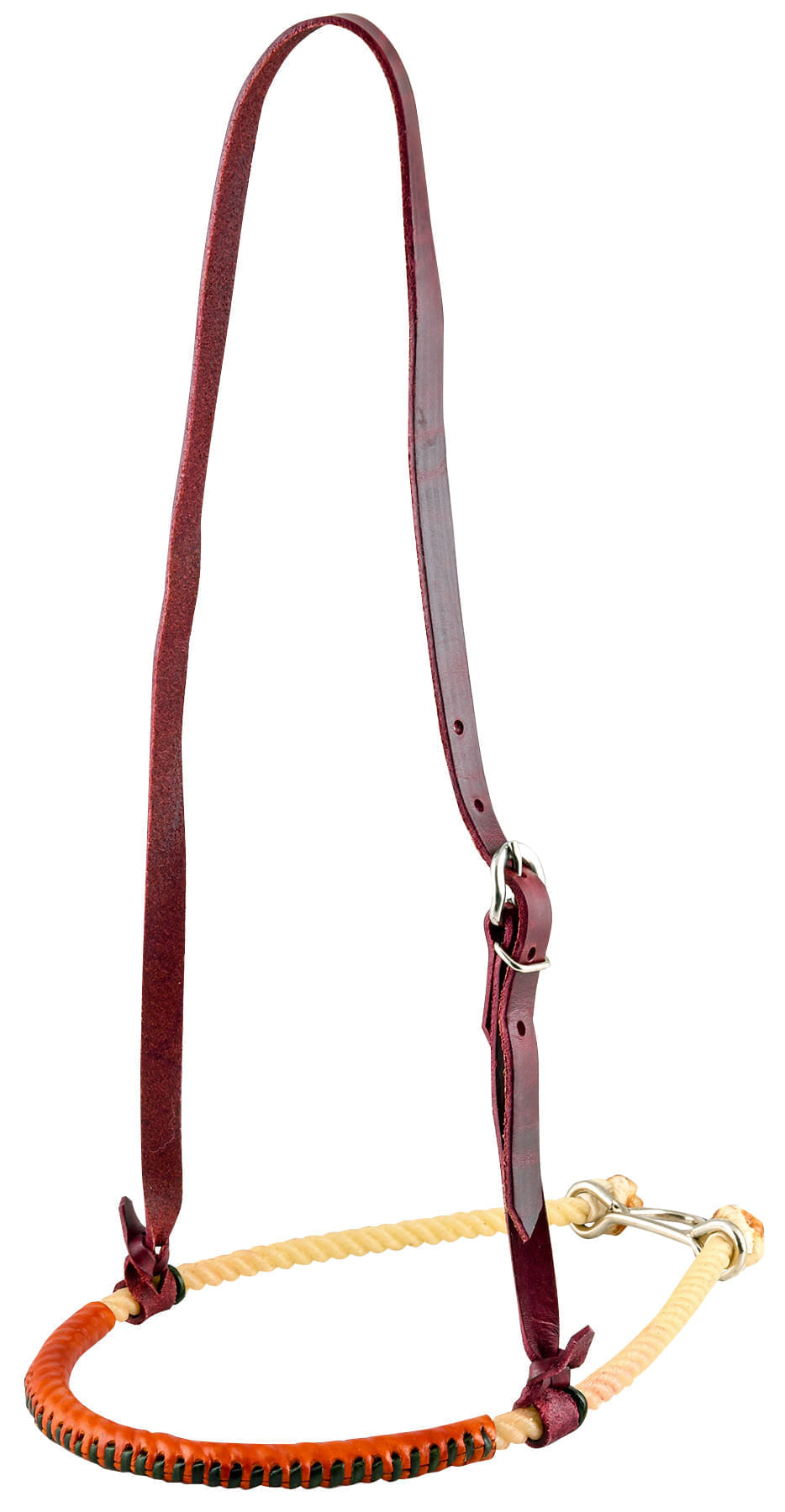 Oxbow Leather Covered Rope Noseband - Jeffers