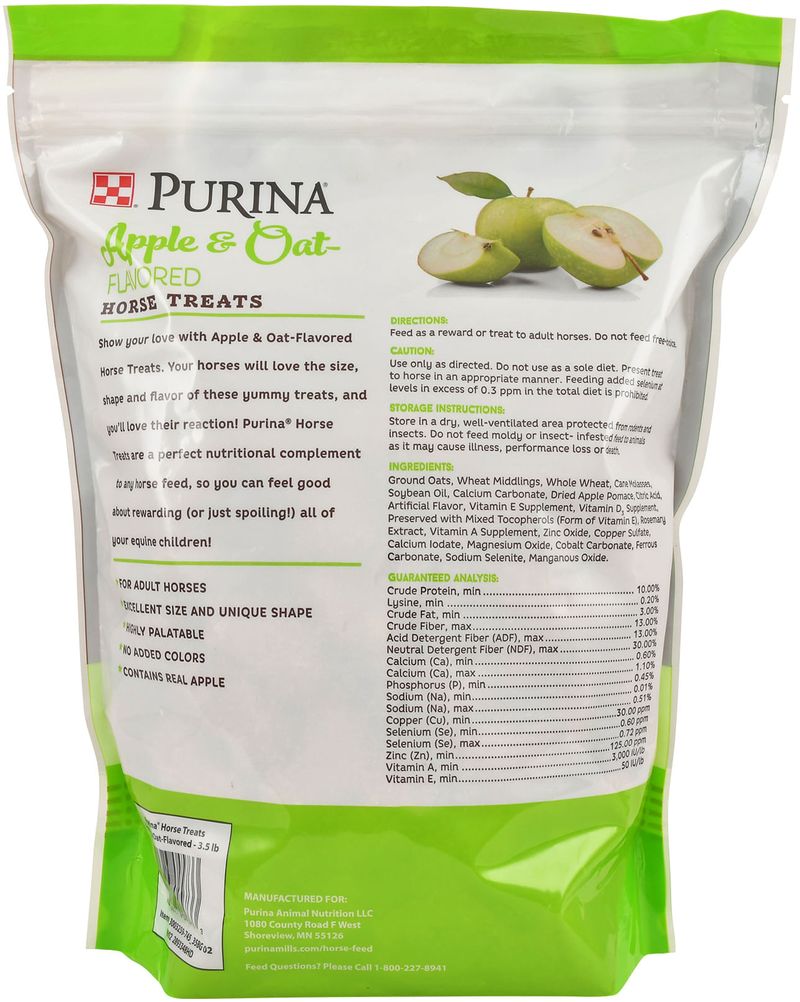 Purina Apple & Oats Horse Treats, 3.5 lb Jeffers