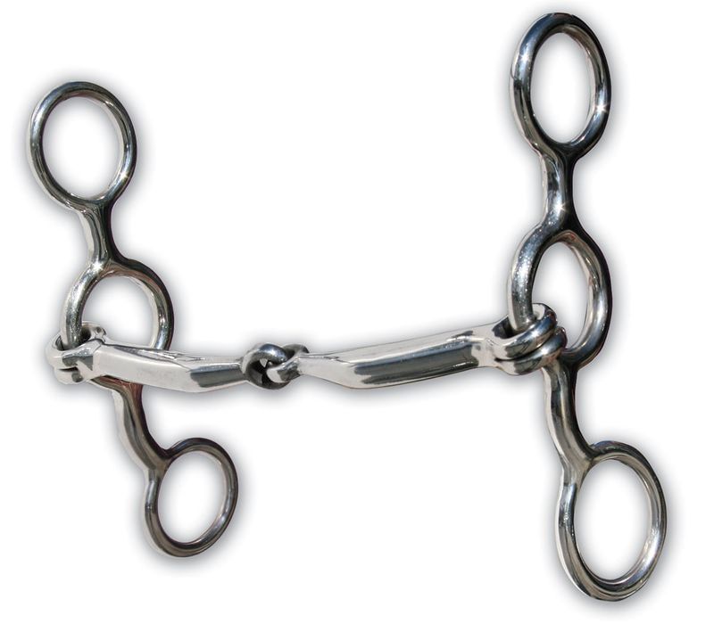 Equisential Performance Short Shank Bit, Smooth Snaffle - Jeffers