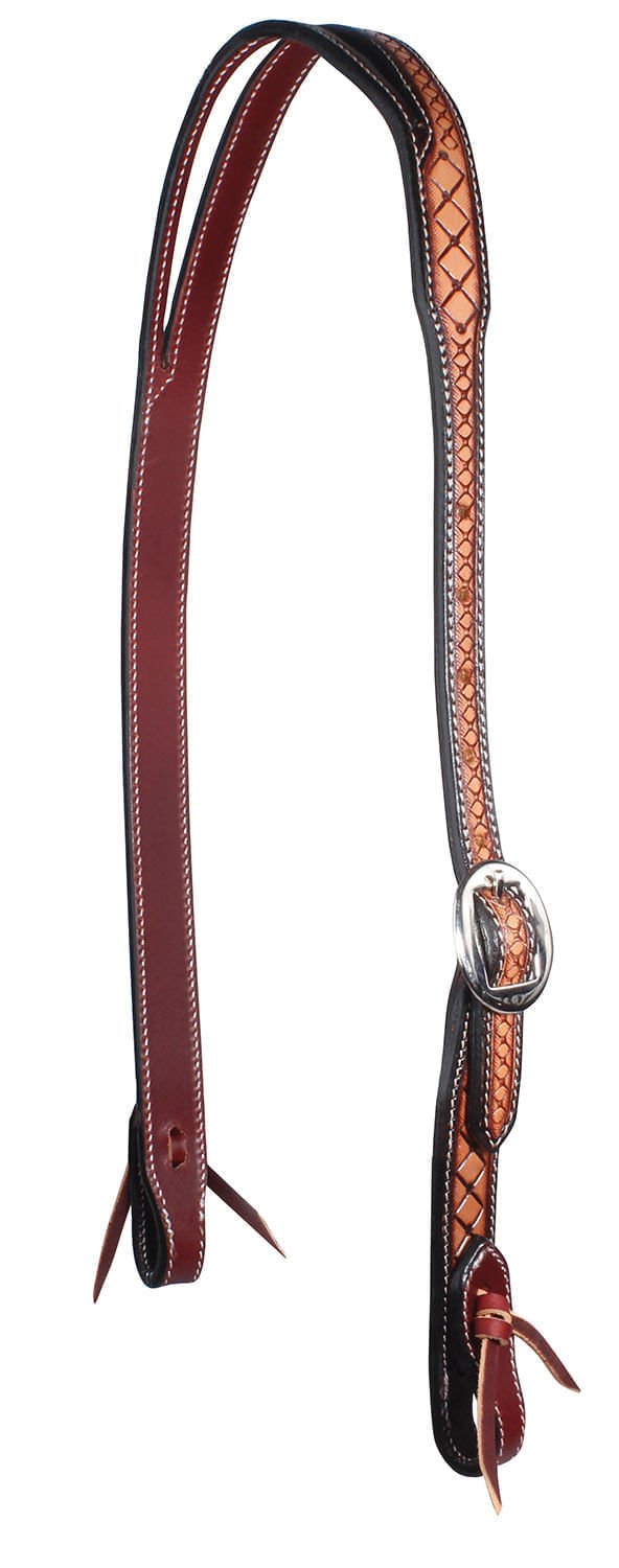 Professional's Choice Crosshatch Split Ear Headstall - Jeffers