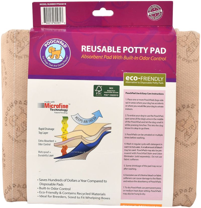 Pooch Pad Reusable Pet Potty Pad Jeffers