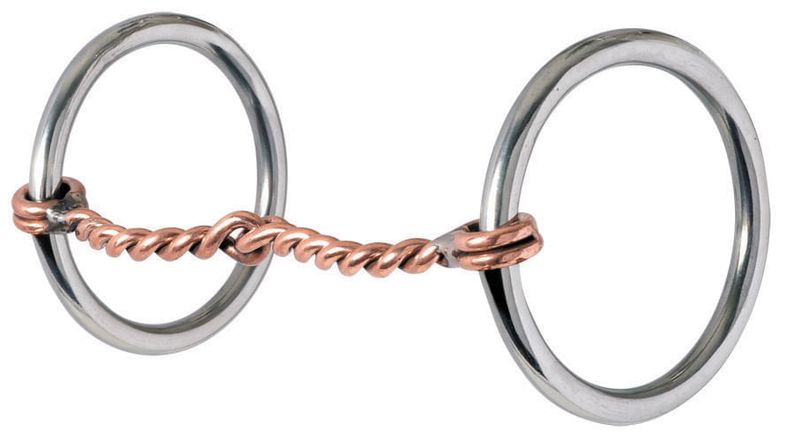 Reinsman-Traditional-Twisted-Copper-Loose-Ring-Snaffle-Bit