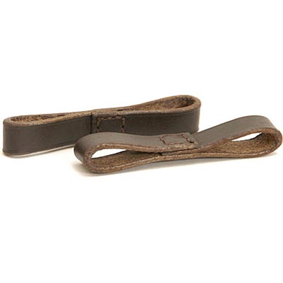 Leather Bit Loops (pair) Brown - Jeffers