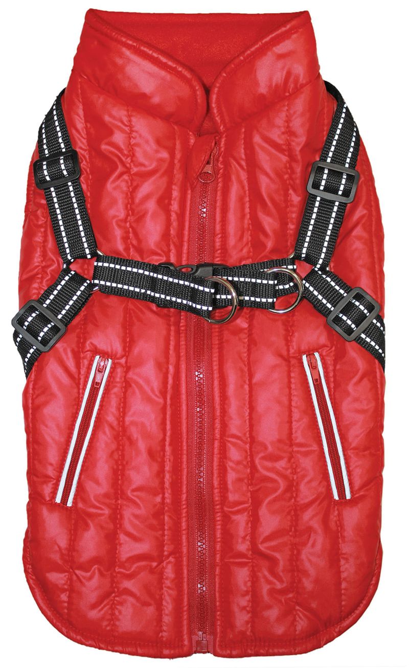 Fleece-Lined-Puffy-Parka-Dog-Jacket-w--Built-In-Harness