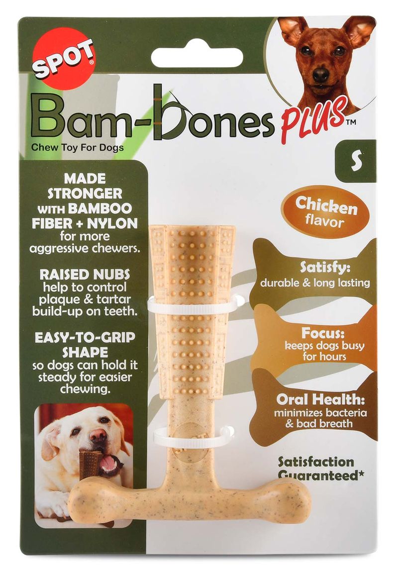 Bam Bones Plus T Bone Chicken Chew Toy Jeffers