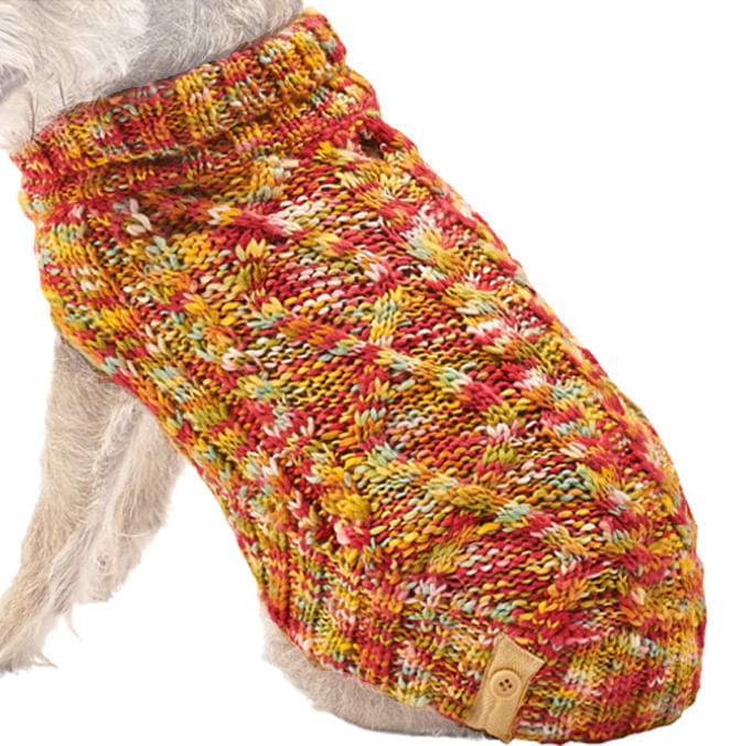 Crochet Dog Sweaters for Large Dogs, MultiColored Jeffers