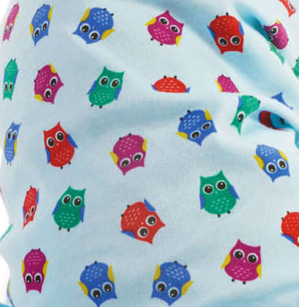 Owl-Print-Dog-Pajamas-Blue