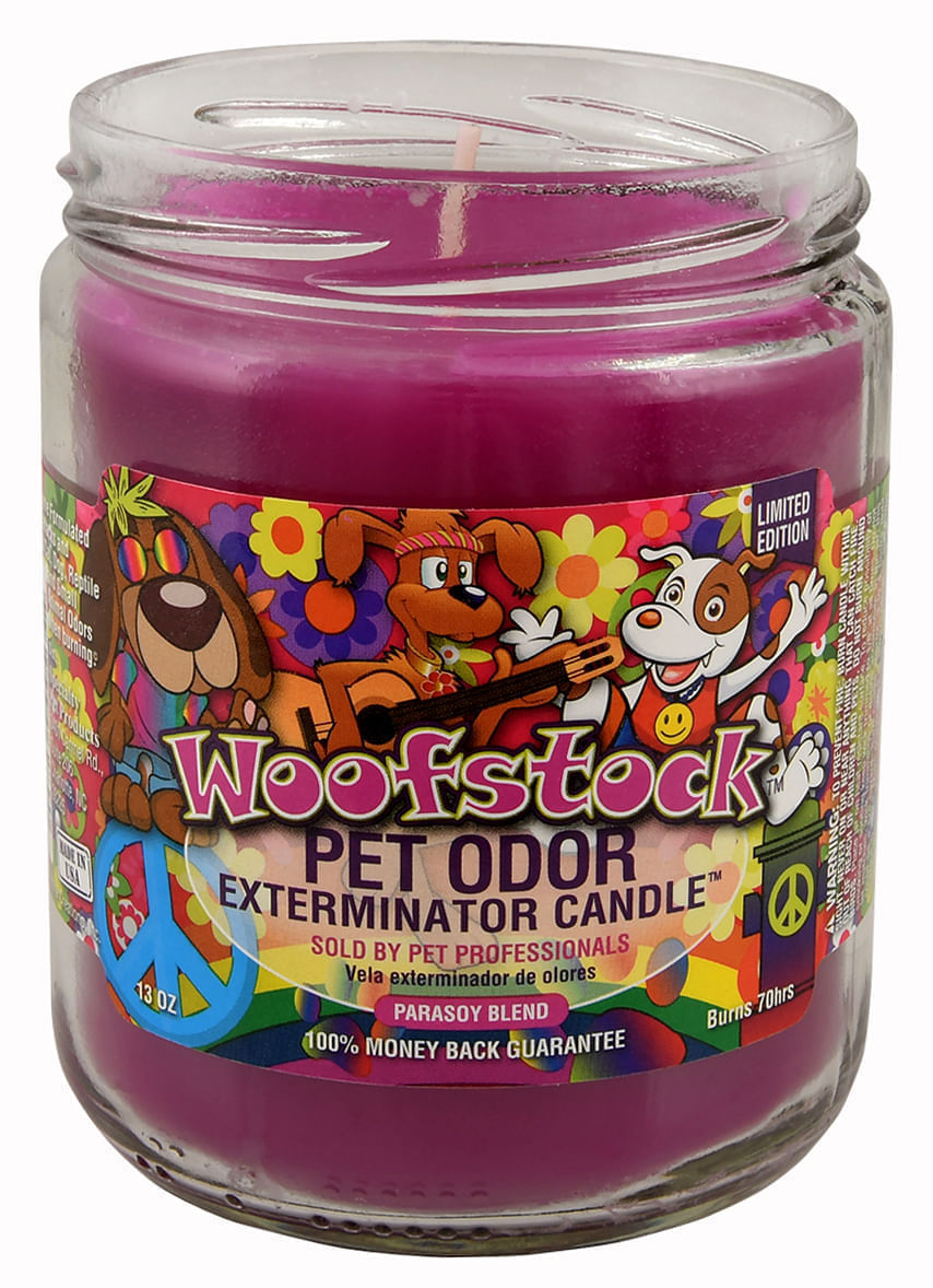Pet Odor Exterminator Candle, Woofstock Jeffers