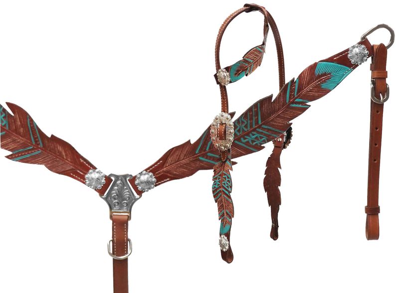 Showman Freedom Feather Tack Set Jeffers