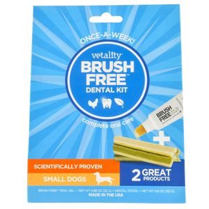 Vetality Brush Free Dental Kit for Dogs