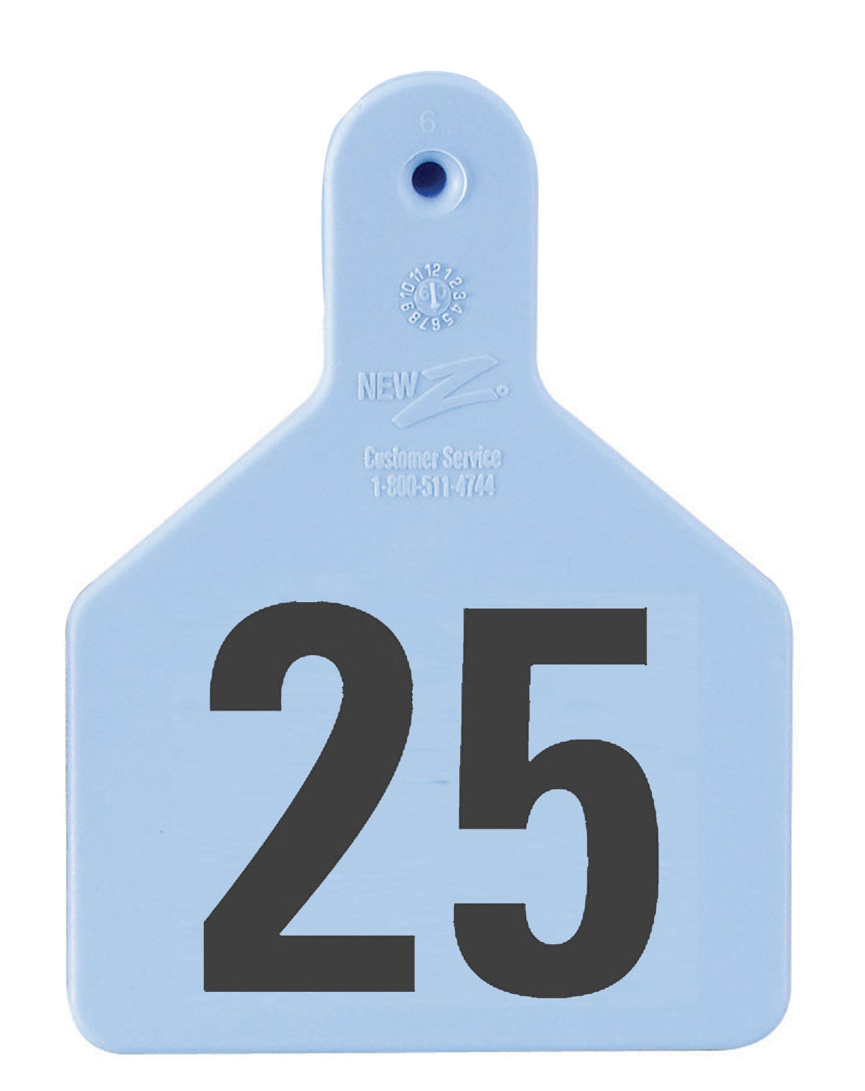 Z Tags Numbered Ear Tags (Calf), 25 count Jeffers