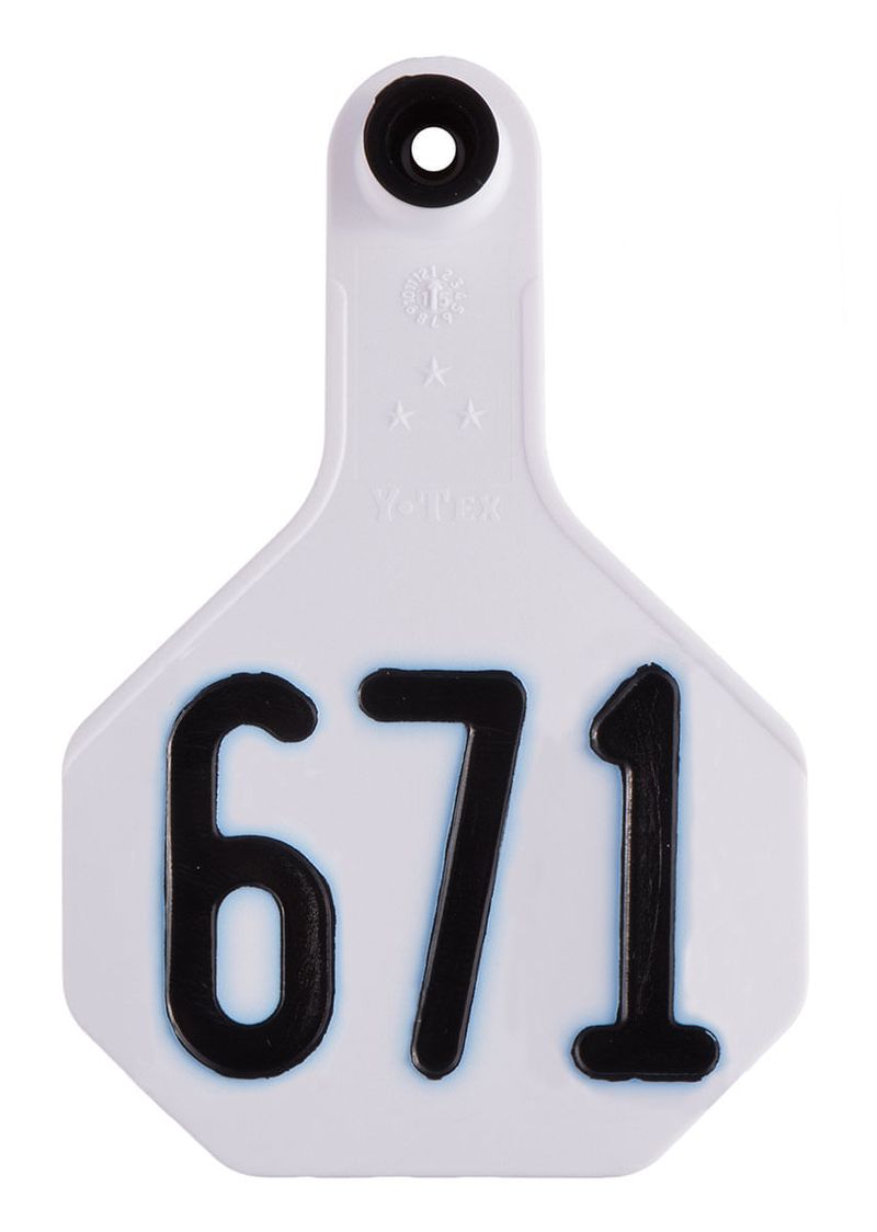 Special Order Numbered Y-Tex Tags, Medium