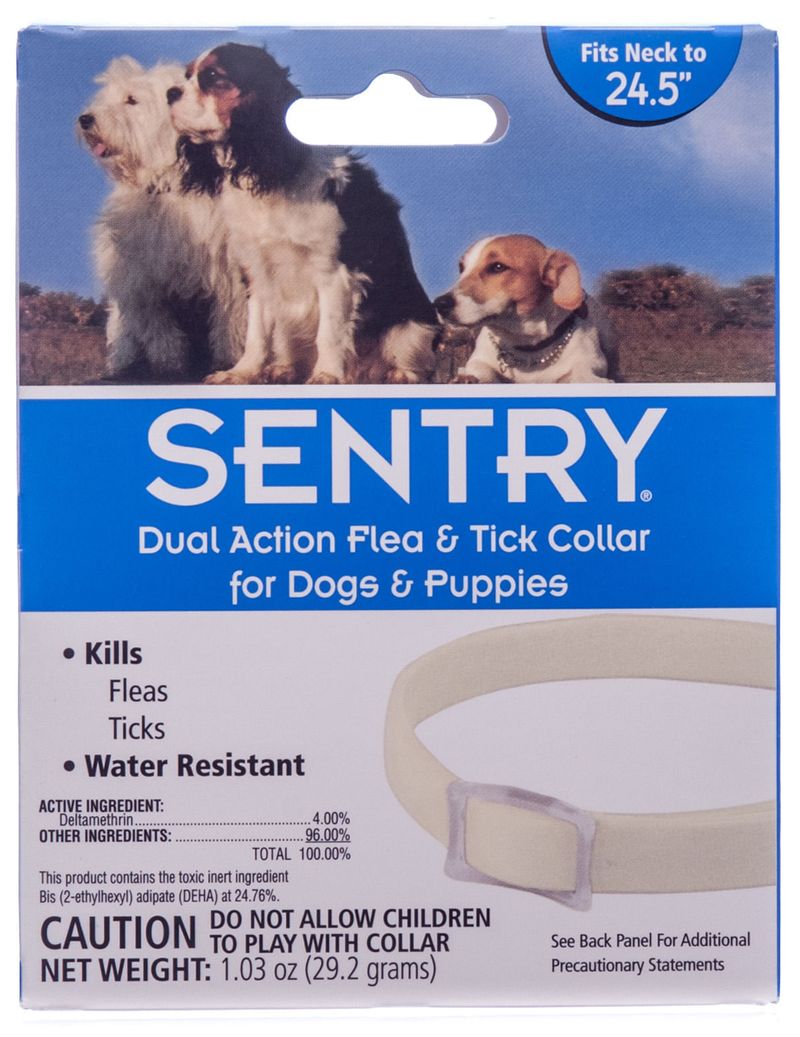 Sergeant's dual action outlet flea collar for dogs