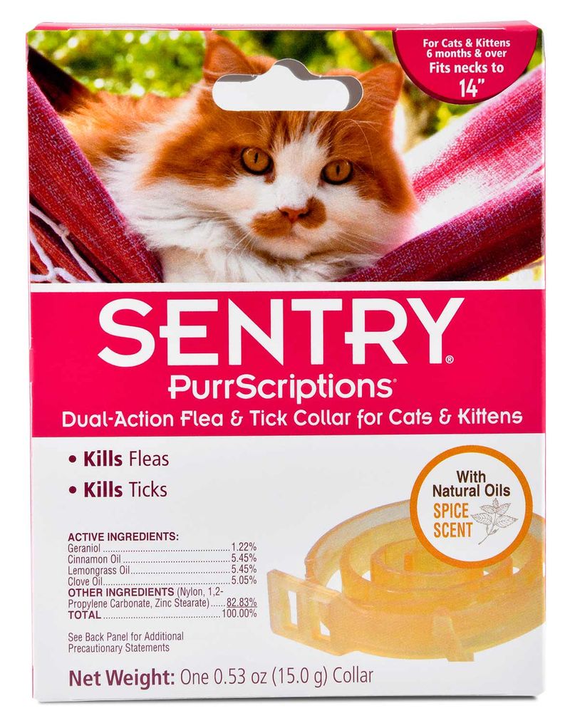 Sentry best sale cat collar