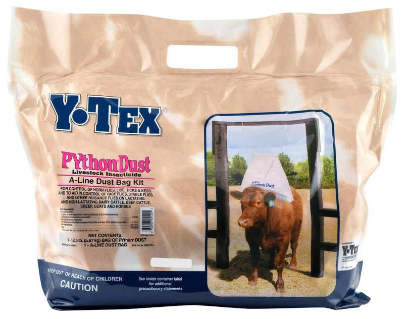 PYthon® Dust Bag Insecticide Kit for Livestock by YTex Jeffers