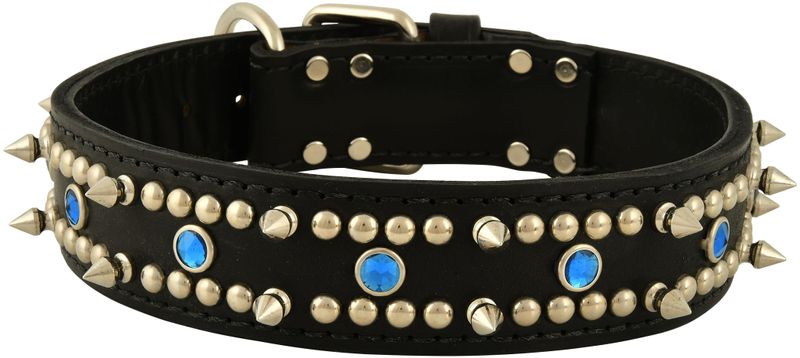 Latigo-Protector-Blue-Jewel-Collars-1-1-2--x-21-