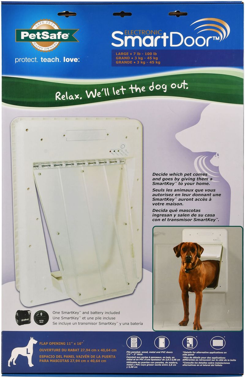 Electronic dog outlet door large