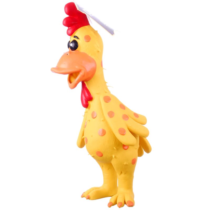 Latex chicken dog toy sale