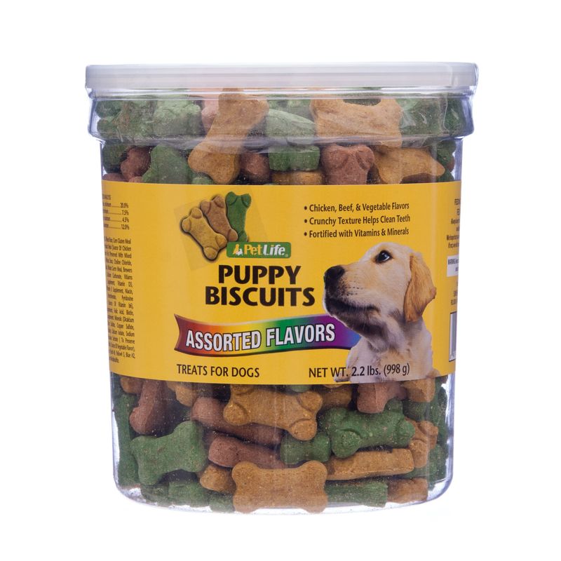Pet-Life-Puppy-Biscuits-2.2-lb-tub