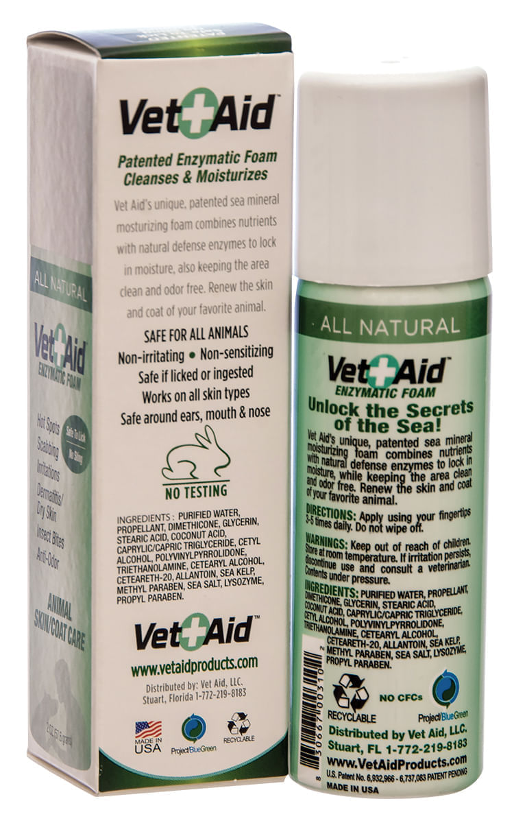VetAid Sea Salt Wound Foam, 2 oz Jeffers