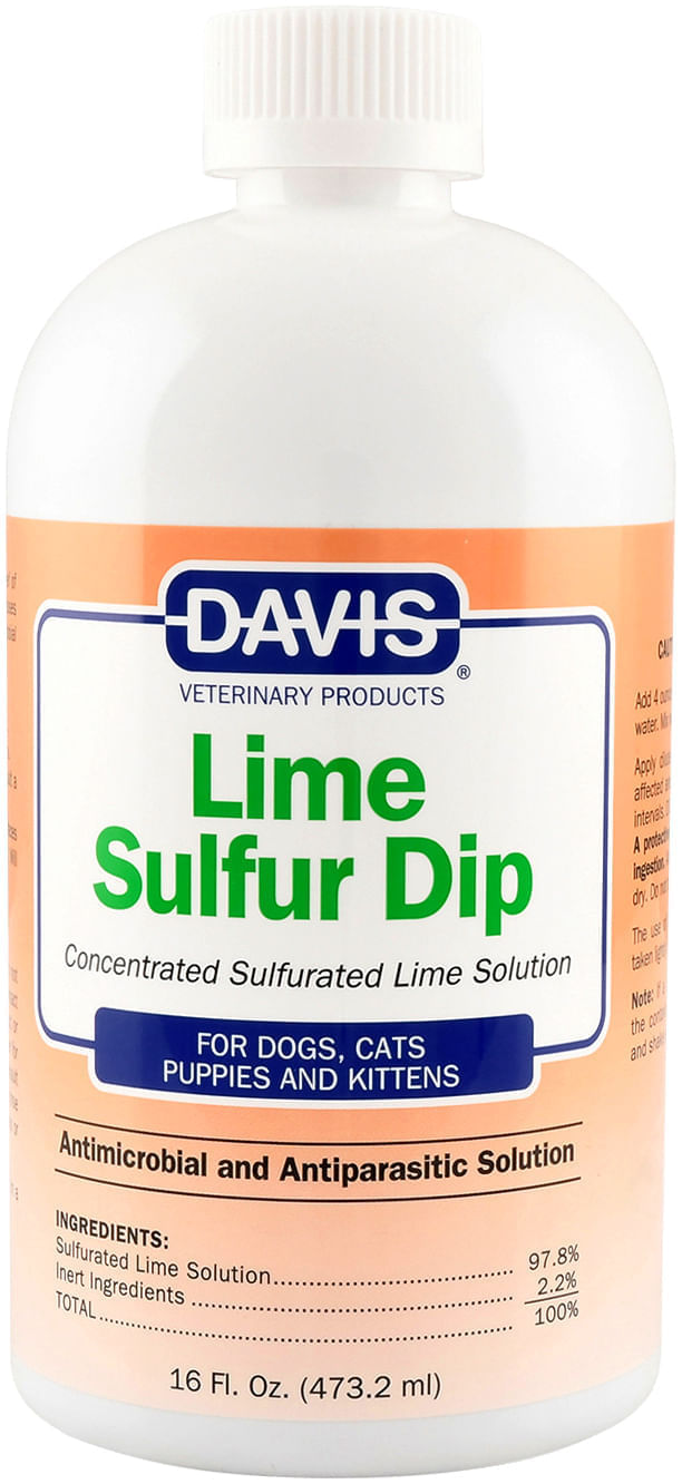 Lime sulfur dip for hot sale mange