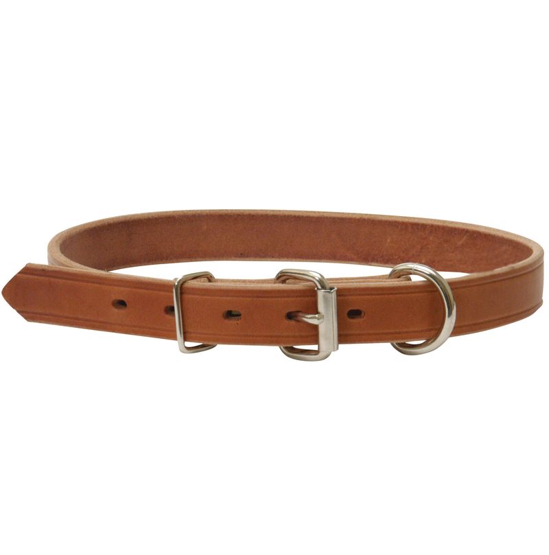 Leather shop neck collar