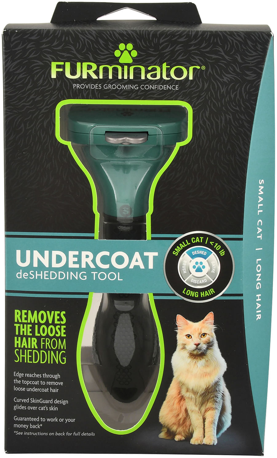 FURminator Undercoat deShedding Tool for Cats of all sizes - Jeffers