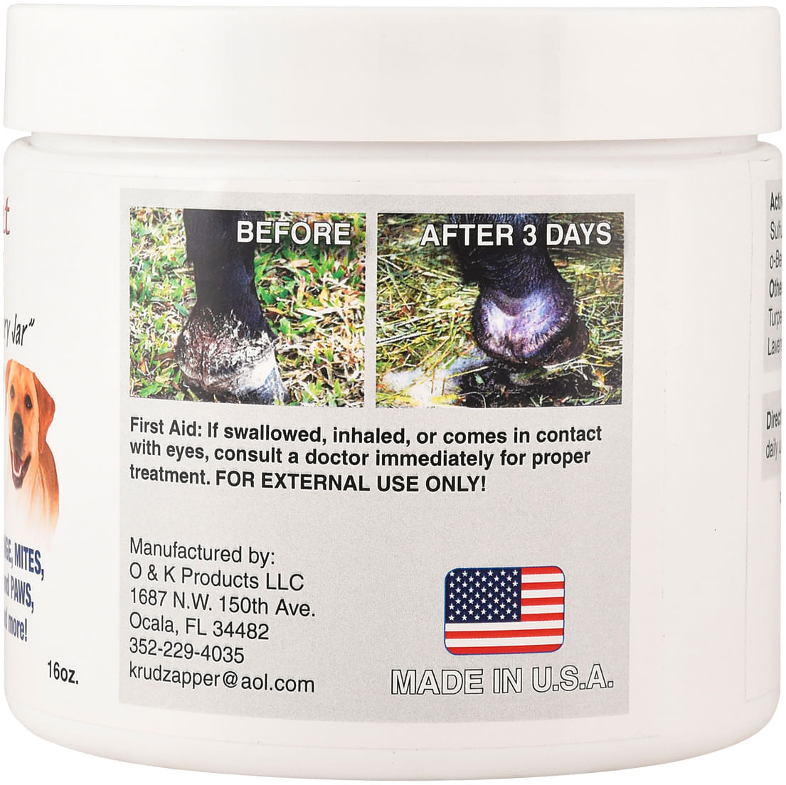 Karla's Original KRUD Zapper for Pets, Equine and Livestock Jeffers