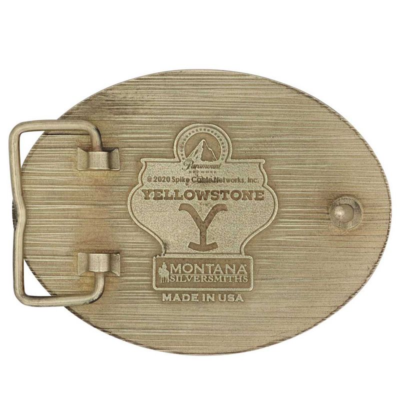 Montana Silversmiths Yellowstone Belt Buckle Jeffers